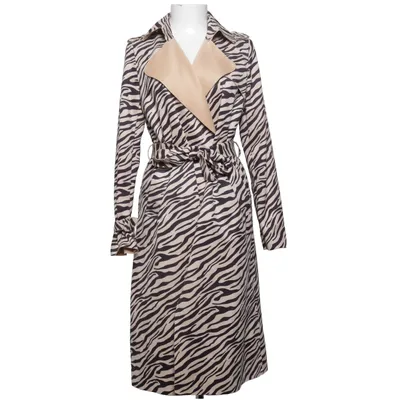 Manteau (Beige, Noir) de Ciminy Élasthane, Polyester