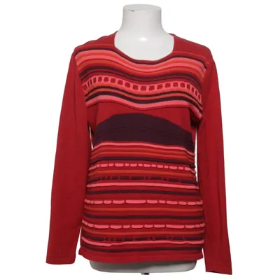 Sweater (Red, Multicolored) from Skovhuus Acrylic, Cotton