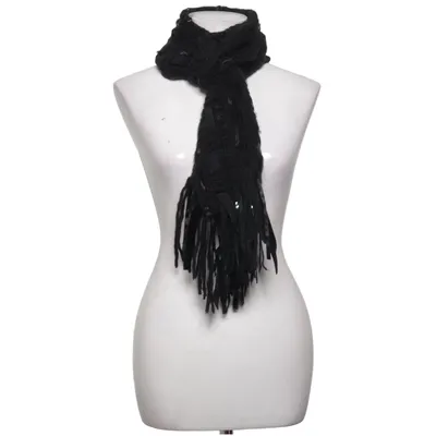 Scarf (Black) from Debenhams Acrylic, Polyamide, Polyester