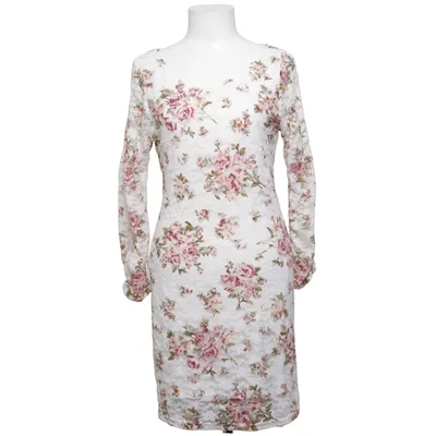 Robe (Blanc, Multicolore) de Miss Ewing Élasthane, Polyamide, Polyester