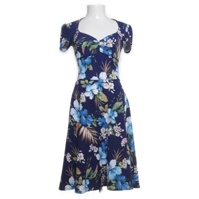 Långklänning (Blå, Flerfärgad) från Vintage Chic for Top Vintage Elastan, Polyester