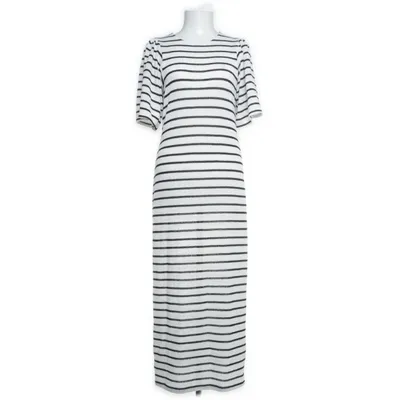 Långklänning (Vit, Svart) från Villa Polyester