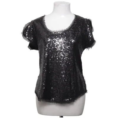 Top (Schwarz, Silber) von Lindex Polyester, Viskose