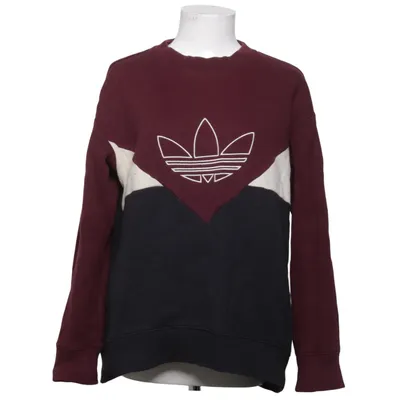 Collegetröja (Röd, Svart) från Adidas Bomull, Elastan, Polyester