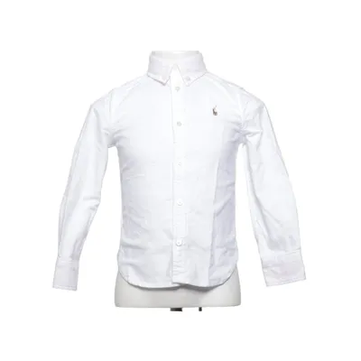 Businesshemd (Weiß, Pink) von Ralph Lauren Baumwolle