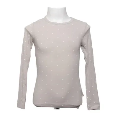 Långärmad t-shirt (Beige, Vit) från Lil' Atelier Elastan, Ekologisk bomull, Tencel