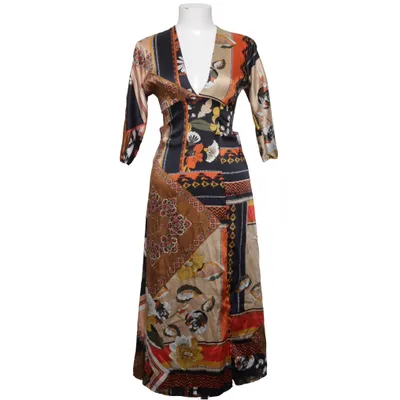 Robe longue (Noir, Marron, Orange, Multicolore) de Terranova Polyester