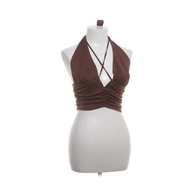 Crop top (Brown) from Fashion Sexy Lounge Elastane, Polyester