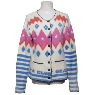 Cardigan (Wit, Blauw, Roze, Meerkleurig) van Grace Katoen, Elastaan, Polyamide, Wol
