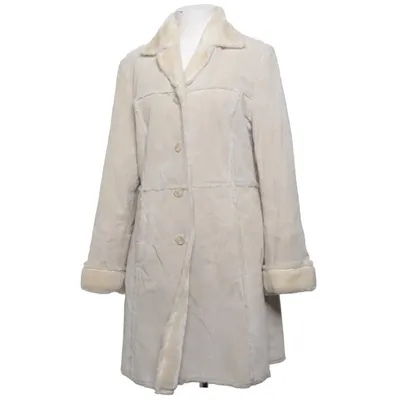 Veste en peau de mouton retournée (Beige) de Livelo Attitude Acrylique, Cuir