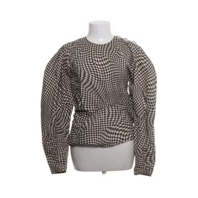 Blouse (Bruin, Wit) van Ganni