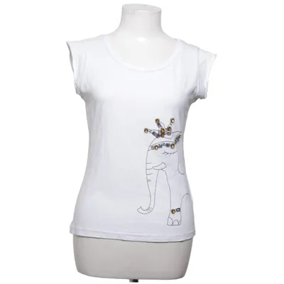 T-shirt (Vit) från Ky Creation Bomull, Elastan