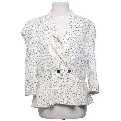Blouse (Wit, Blauw) van Eurofashion Polyester