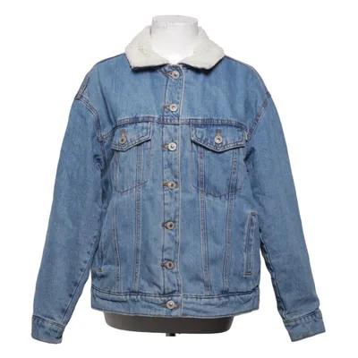 Fodrad jeansjacka (Blå) från Bershka_BSKGIRL Bomull, Polyester