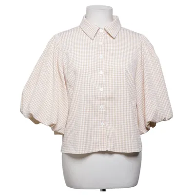 Blus (Beige, Vit) från Maraislise Bomull, Polyester