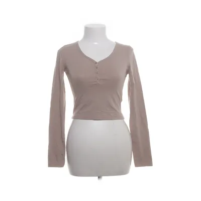 Henley shirt (Beige) van Chiquelle Katoen, Elastaan