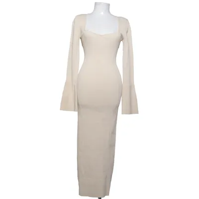 Långklänning (Beige) från Adoore Elastan, Polyamid, Viskos