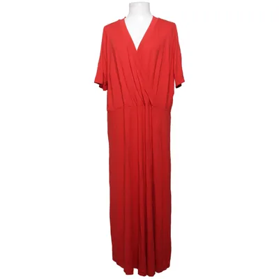 Slå-om-kjole (Rød) fra Pure Female Elastan, Viscose