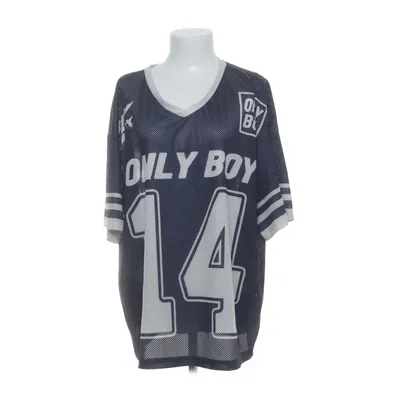 Matchtröja (Blå, Vit) från Shein Curve Elastan, Polyester