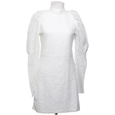 Robe (Blanc) de Maja Nilsson Lindelöf x Gina Tricot Coton, Polyester