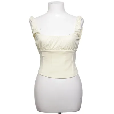 Crop top (Geel) van Zara Katoen
