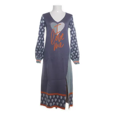 Dress (Blue, Multicolored) from Me369 Acrylic, Nylon, Wool