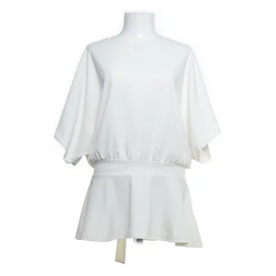 Klänning (Vit) från Boohoo Elastan, Polyester