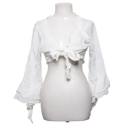 Bolero (White) from Branting Cotton, Linen