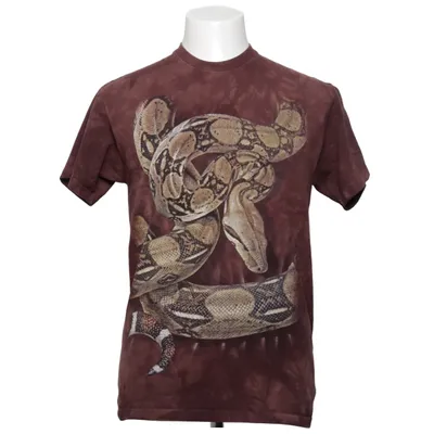 T-shirt (Brun, Flerfarvet) fra The Mountain Bomuld