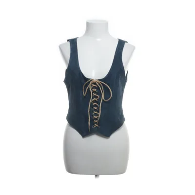 Väst (Blå) från Meindl Acetat, Skinn, Viskos