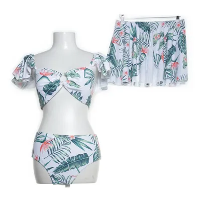 Badset (Vit, Grön, Flerfärgad) från Shein Elastan, Polyester