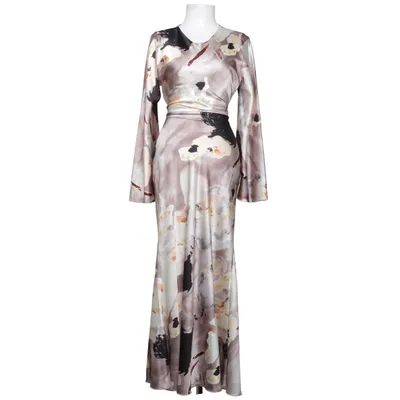 Långklänning (Beige, Svart, Vit) från New Collection