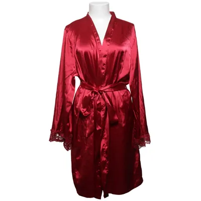 Morgenkåbe (Rød) Elastan, Polyester