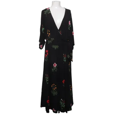 Slå-om-kjole (Sort, Flerfarvet) fra H&M+ Elastan, Viscose