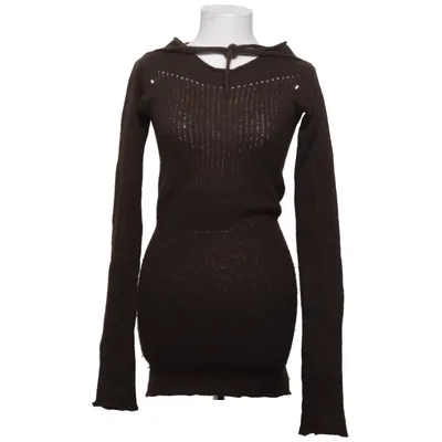 Turtleneck dress (Brown) from Rick Owens Merino wool, Polyamide