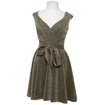 Wrap dress (Gold) from Stephanie Pratt Polyester