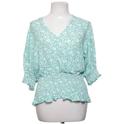Haut portefeuille (Vert, Blanc) de Samsa Collection Viscose