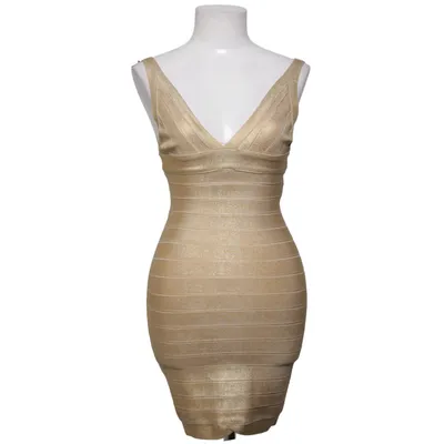 Cocktailjurk (Goud) van Eyedoll Elastaan, Nylon, Viscose