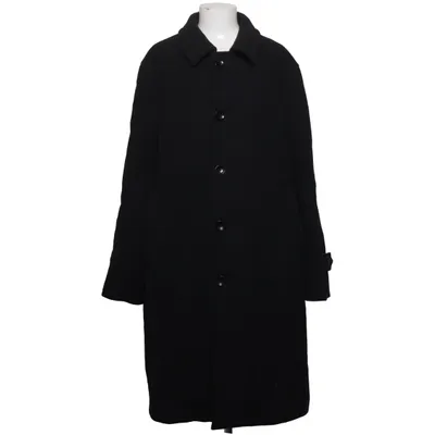 Coat (Black) from Uniqlo Polyamide, Polyester, Wool