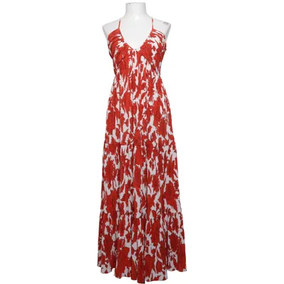 Robe longue (Rouge, Blanc) de H&M Modern Classic Élasthane, Polyester