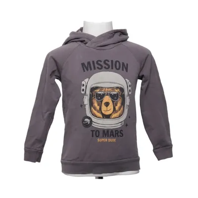 Hoodie (Gray) from Lamino Cotton, Elastane
