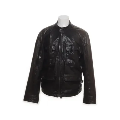 Leather jacket (Brown) from David Moore Leather, Cotton