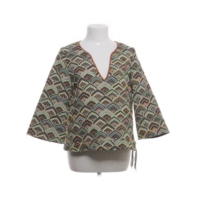 Blouse (Green, Multicolored) from Ba&sh Acrylic, Cotton, Polyester, Leather