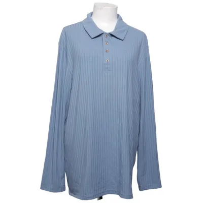 Henley shirt (Blue) from Hmiya Elastane, Polyester, Viscose