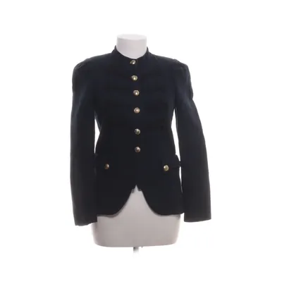 Blazer (Blauw) van Sandro Katoen, Wol