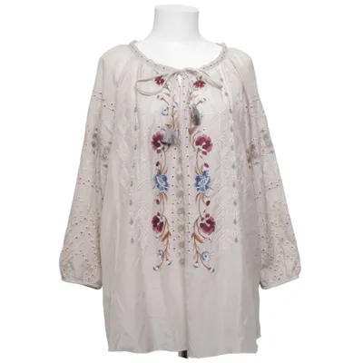 Bluse (Beige, Flerfarvet) fra Johnny Was Bomuld, Polyester, Silke