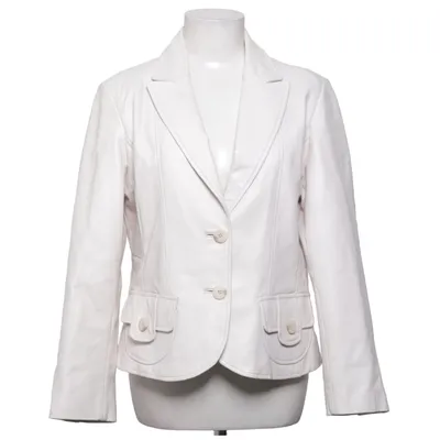 Läderkavaj (Beige) från Aviatrix