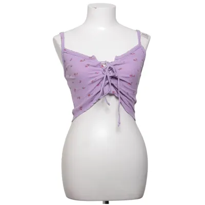 Crop top (Purple, Multicolored) from Urban Outfitters Cotton, Elastane