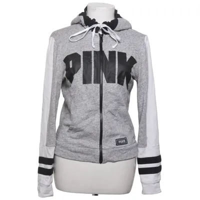 Hoodie (Gray, White, Black) from Pink Victoria's Secret Cotton, Polyester