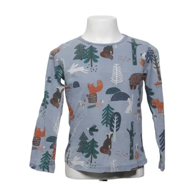 Långärmad t-shirt (Blå, Flerfärgad) från Lindex Kids Bomull